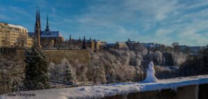 Panorama sous la neige | Luxembourg-Ville | Delphine Namin